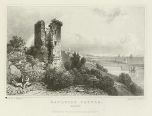 Hadleigh Castle, Essex by William Henry Bartlett