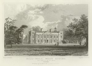 Hill-Hall, near Epping, the Seat of Sir William Smyth, Essex by William Henry Bartlett