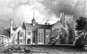 Horeham Hall, near Thaxted, Essex, engraved by John Carr Armytage by William Henry Bartlett