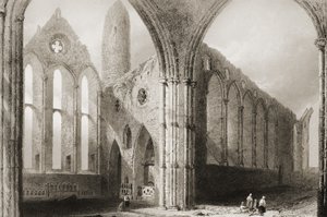 Interior of Hore Abbey, The Rock of Cashel, County Tipperary, Ireland, from 