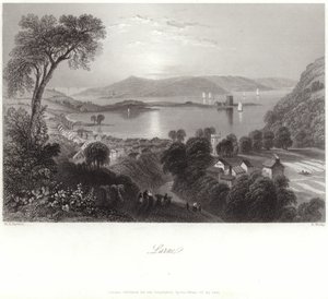 Larne in County Antrim by William Henry Bartlett