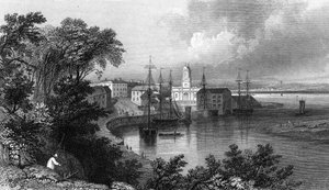 Mistley Quay, near Harwich, Essex, engraved by John Rogers