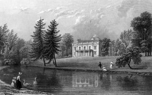 Moor Hall, Near Harlow, Essex by William Henry Bartlett