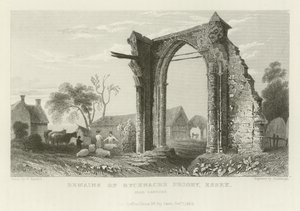 Remains of Bycknacre Priory, Essex, near Danbury
