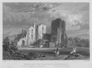 Ruins of the Castle of Brederode by William Henry Bartlett