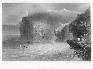 St Bees Head by William Henry Bartlett
