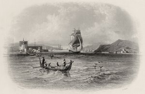 The Dardanelles, Turkey by William Henry Bartlett
