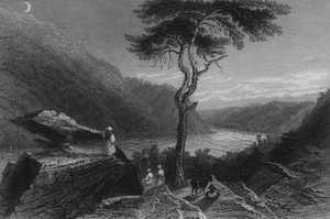 The Valley of the Shenandoah, from Jefferson Rock by William Henry Bartlett