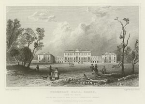 Thorndon Hall, Essex, from the North, Seat of Lord Petrie