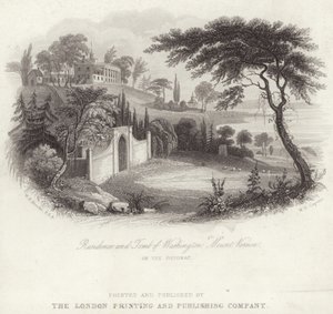 Residence of the Tomb of George Washington in Mount Vernon by William Henry Brooke