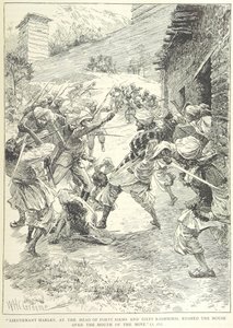 Attacking the Mine at Chitral by William Henry Charles Groome