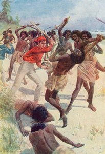 With One Blow of His Staff Jack Felled the Man by William Henry Charles Groome