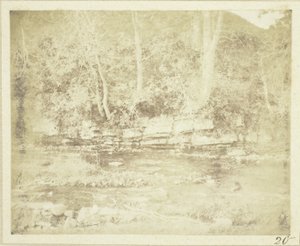 A Mountain Rivulet Which Flows at the Foot of Doune Castle by William Henry Fox Talbot