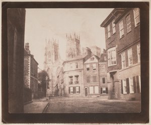 A Scene in York—York Minster from Lop Lane by William Henry Fox Talbot