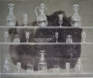 Articles of glass, Photograph, from Pencil of Nature by William Henry Fox Talbot