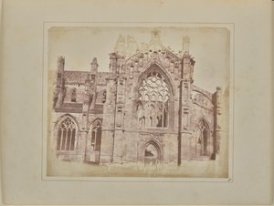 Melrose Abbey by William Henry Fox Talbot
