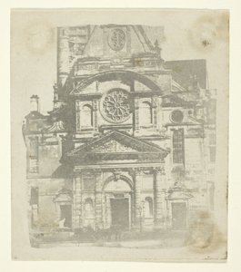 St. Etienne du Mont, Facade by William Henry Fox Talbot