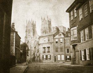 West Front, York Minster, from Lendall Street by William Henry Fox Talbot