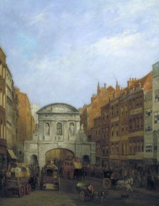 Temple Bar from the Strand, London