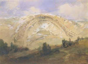 Folded Strata, a Great Geological Arch, Colorado by William Henry Holmes