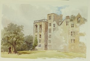 Hardwick Old Hall by William Henry Hunt