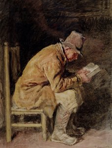 Study of a Countryman Reading