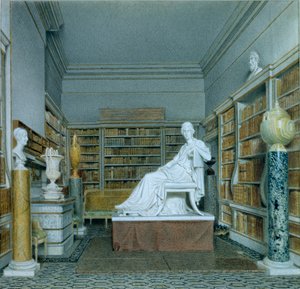 The Old Library, Chatsworth by William Henry Hunt