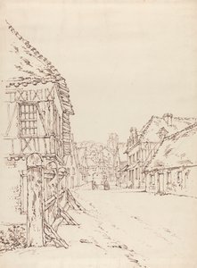 View of a Street in a French Town