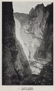 Canyons of Colorado: Platte Canon, Above Deansbury by William Henry Jackson
