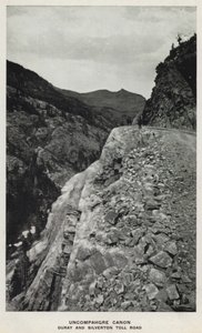 Canyons of Colorado: Uncompahgre Canon, Ouray and Silverton Toll Road by William Henry Jackson