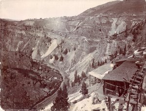 Gilman and Eagle River Canyon by William Henry Jackson