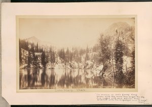 Lake Mary. Big Cottonwood Canyon. Utah by William Henry Jackson
