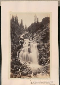 Little Firehole Falls by William Henry Jackson