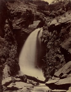 [Rainbow Falls, Ute Pass, Manitou Springs, Colorado] by William Henry Jackson