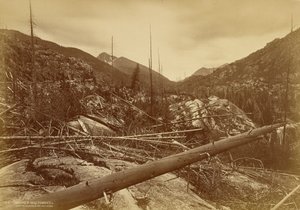 “Roches Moutonnées” Near the Mountain of the Holy Cross by William Henry Jackson