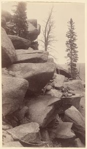 Rocks Study, Green Mountain Falls, Colorado by William Henry Jackson