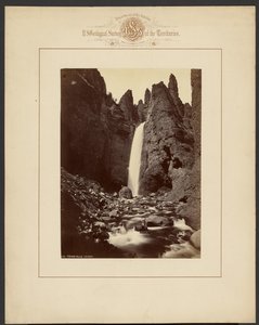 Tower Falls, 115 Feet by William Henry Jackson