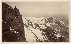 West from Summit of Pikes Peak by William Henry Jackson