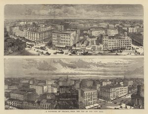 A Panorama of Chicago, from the Top of the City Hall