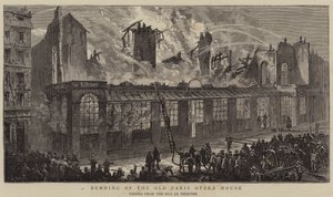 Burning of the Old Paris Opera House