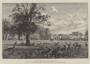 Studley Royal, near Ripon, Yorkshire, the Seat of the Marquis of Ripon, visited by the Prince and Princess of Wales