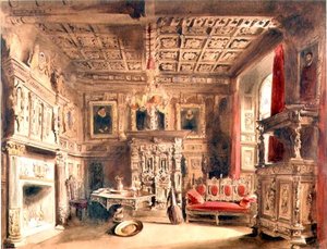 A Tudor Interior by William Henry Lake Price