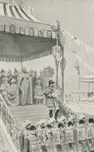 The Queen being Proclaimed Empress of India at Delhi by William Henry Margetson