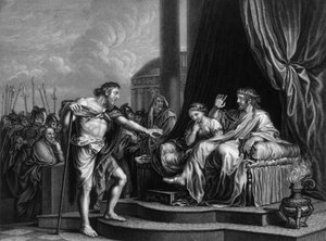 Herod Being Reproved by Him, Shut Up John in Prison by William Henry Mote