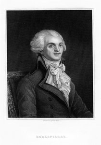 Maximilien Robespierre, one of the leaders of the French Revolution, 19th century by William Henry Mote