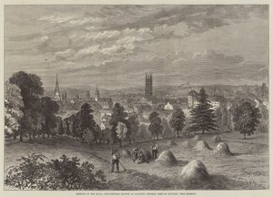 Meeting of the Royal Agricultural Society at Taunton, General View of Taunton, from Belmont by William Henry Pike