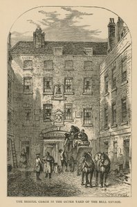The Bristol Coach in the Outer Yard of The Bell Savage, London by William Henry Prior