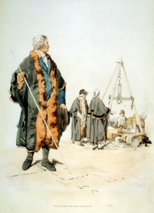 Member of a London Wardmote Inquest in official dress by William Henry Pyne