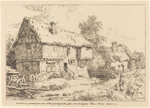 Old Cottages by William Henry Pyne