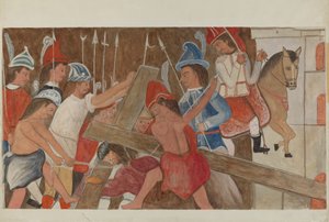 Station of The Cross No. 3: Jesus Falls the First Time by William Herbert